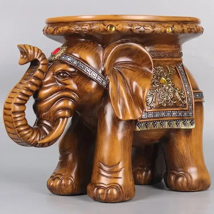GobekUsa Elephant Wealth Attracting Ornaments Stool
