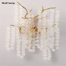GobekUsa Circular Crystal Chandelier Living Room Pendant Lights LED Indoor Decoration