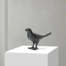 Cast iron bird decoration elegant living room figurine by Decorbites