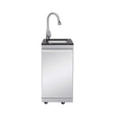 Castelle Flame Deluxe 4-Burner 72000 BTU Stainless Steel Liquid Propane Grill Island (SAK31425)