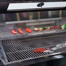 Castelle Flame Ember Premium Black Stainless Steel 4-Burner Liquid Propane Kitchen Grill Island With Rotisserie Kit (SAK48157)