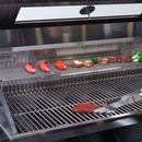 Castelle Flame Inferno Premium Black Stainless Steel 6-Burner Liquid Propane Kitchen Grill Island With Rotisserie Kit (SAK82641)
