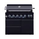 Castelle Flame Summit 6-Burner 85000 BTU Liquid Propane Grill Island With Sink And Fridge (SAK59238) by SAKSBY WHOLESALE