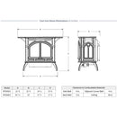American Hearth Empire Spirit Direct Vent Cast Iron Stove - Medium - 30"