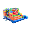 16FT Castle Bounce House With Dual Slides, Blower And Pool Combo (SAK56319) by SAKSBY WHOLESALE