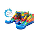 16FT Castle Bounce House With Dual Slides, Blower And Pool Combo (SAK56319) by SAKSBY WHOLESALE