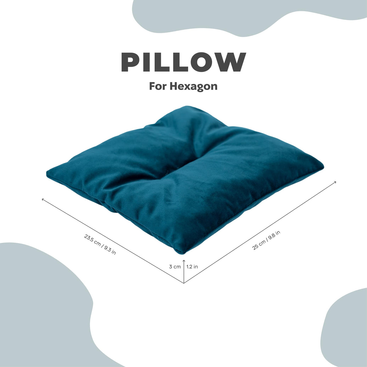 Cat Cushion Pillow - Emerald, photo 3 of 3