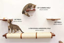 Cat Perch - Wall Mounted and Wooden
