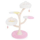 Multi-Layer Cat Tree Cat Tower with 2 Cat Perches 2 Platforms-Pink by LJGDeals