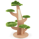 50 Inch Pine Shape Cat Tree for Indoor Cats with Sisal Scratching Board-Green by LJGDeals