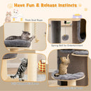 Multi-Level Cat Tree with 3-story Cat Condo by LJGDeals