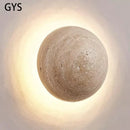 GobekUsa Cave Stone Yellow Wall Lamp for Bedroom Ambiance - Nordic Style Lighting