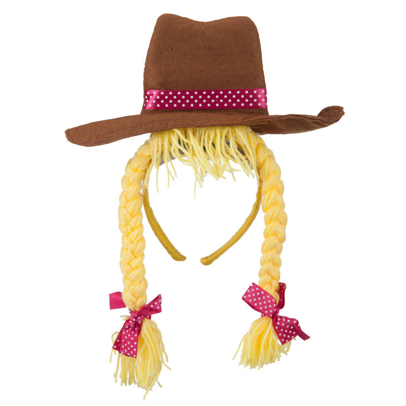 Cowgirl Headband with Braids