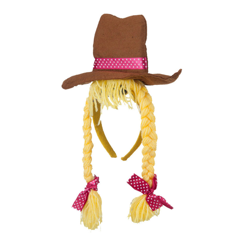 Cowgirl Headband with Braids