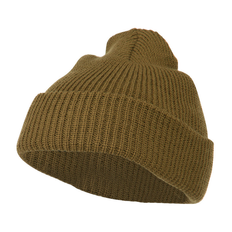 Solid Plain Watch Cap Beanie
