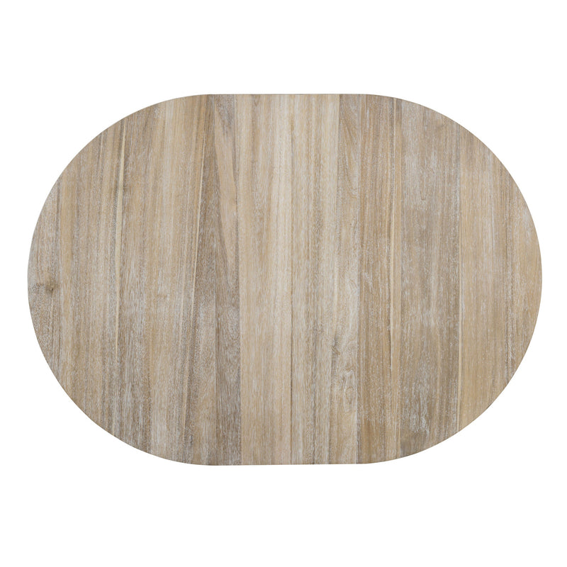 5-Piece Retro Functional Dining Set, Round Table with a 16"W Leaf and 4 Upholstered Chairs for Dining Room and Living Room (Natural)