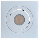 CB06 1.5W DC12V Low Voltage Dimmable Recessed Square Cast Aluminum LED Puck Light Cabinet Downlighting