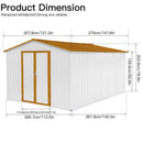 10' x 12' Garden Sheds Outdoor Storage Sheds by HouseOfZazla