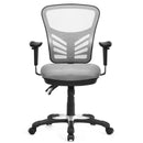 Ergonomic Mesh Office Chair with Adjustable Back Height and Armrests by LJGDeals