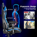 Gaming Chair Adjustable Swivel Racing Style Computer Office Chair by DirectDeals