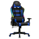 Adjustable Swivel Gaming Chair with LED Lights and Remote by LJGDeals