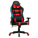 Adjustable Swivel Gaming Chair with LED Lights and Remote by LJGDeals