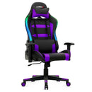 Adjustable Swivel Gaming Chair with LED Lights and Remote by LJGDeals