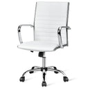 High Back Ribbed Office Chair with Armrests by LJGDeals