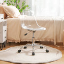 Swivel Acrylic Armless Adjustable Height Office Chair by LJGDeals