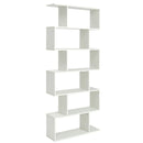 6 Tier S-Shaped Bookshelf Storage Display Bookcase Decor Z-Shelf by LJGDeals