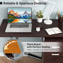 Home Office Folding Computer Laptop Desk Wheeled with 3 Drawers by LJGDeals