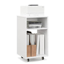 Mobile File Cabinet Wooden Printer Stand Vertical Storage Organizer-White by LJGDeals