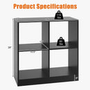 4-Cube Kids Bookcase with Open Shelves by LJGDeals