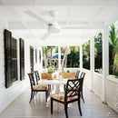 52" Ceiling Fan Without Light with Remote Control and Reversible DC Motor by HouseOfZazla