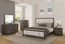 Upholstered Headboard & Footboard With Traditional Styling Bed by Unique Piece Furniture