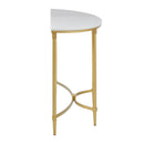 Bordeaux - Console Table - White / Gold by HouseOfZazla