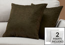 Square Decorative Throw Pillows with Hypoallergenic Insert by HouseOfZazla