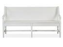 Heron Cove - Bench With Back - Chalk White