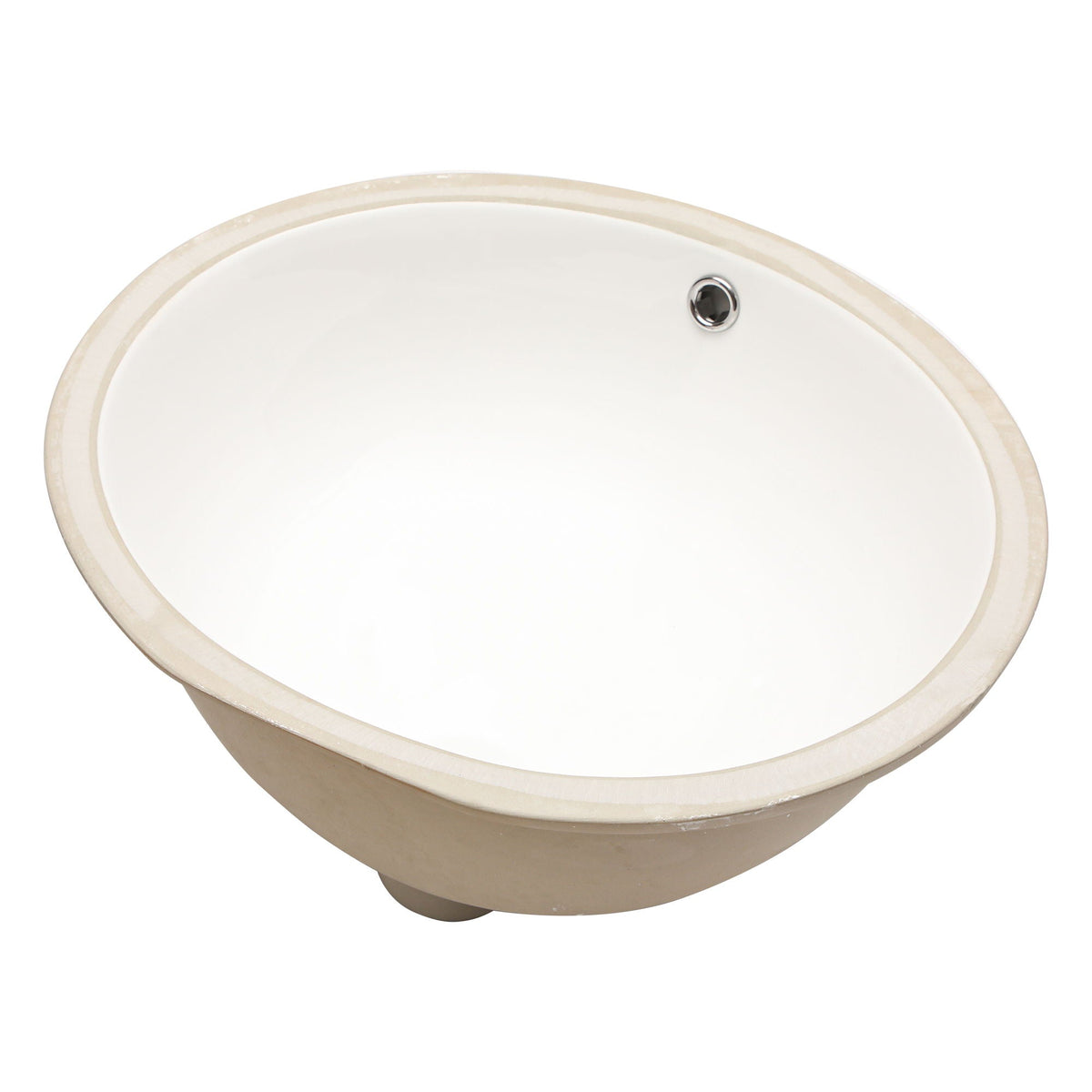 Elegant Ceramic Oval Undermount Bathroom Sink With Overflow, photo 17 of 20