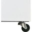 Modern Luxury TV Stand and Coffee Table Set of 2, High Gloss Faux Marble Top, TV Stand for TVs Up to 78", Rectangle Coffee Table with Caster Wheels for Living Room, White