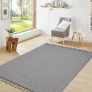 Guros - 6' X 9' Geometric Indoor / Outdoor Area Rug - White by HouseOfZazla