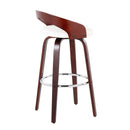 Grotto - Mid Century Elegant Design Modern Barstool With Swivel (Set of 2) by HouseOfZazla