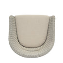 Outdoor Dining Arm Chair with Cushion, Set of 2
