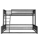 Bunk Bed With Ladder And Safety Guardrails by HouseOfZazla