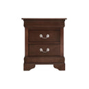 Louis Phillipe - Storage Nightstand - Cappuccino by Unique Piece Furniture