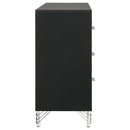 Malcolm - 6 Drawer Dresser Cabinet - Black