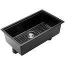 30 Inch Granite Kitchen Sink Undermount Single Bowl Drop-In Basin for RV Bar by HouseOfZazla