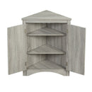 Triangle Bathroom Storage Cabinet With Adjustable Shelves, Freestanding Floor Cabinet For Home Kitchen by HouseOfZazla