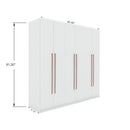 Gramercy - Free Standing Wardrobe Closet With Drawers And Shelves by HouseOfZazla