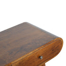 Solid Wood Curved Edge Console Table by HouseOfZazla
